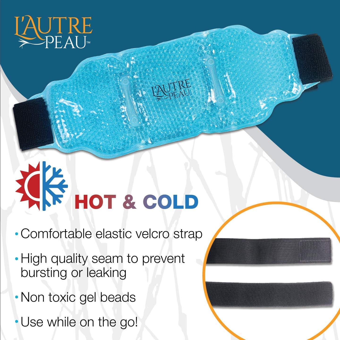 COMPRESA DE GEL: Alivio Instantáneo y Natural 🔥❄️ Dile Adiós al Dolor Sin Gastar de Más. PAGUE 1️⃣ LLEVE 2️⃣