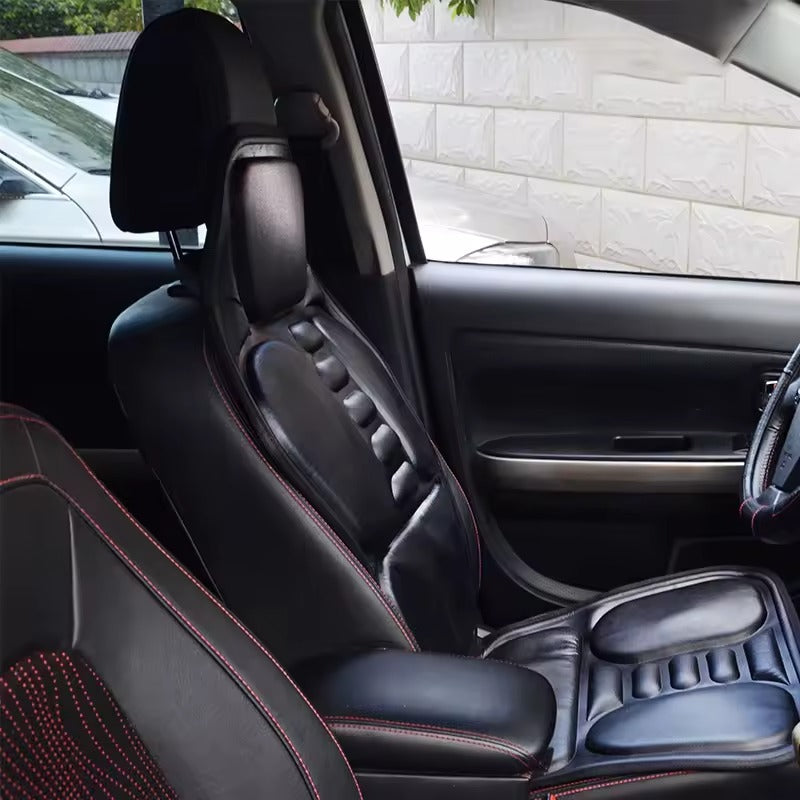 🚗💆♂️ TU OASIS EN EL TRÁFICO: Cojín de Masaje Terapéutico para Carro