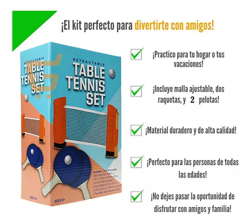 Table tennis set