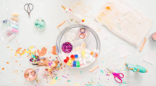 juguete para niñas decorar bolso glitter