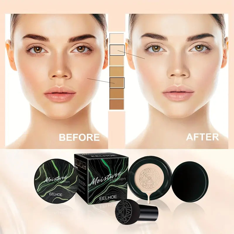 MOISTURE CUSHION: ✨ La base que se adapta a tu piel y te da un acabado impecable al instante 💦