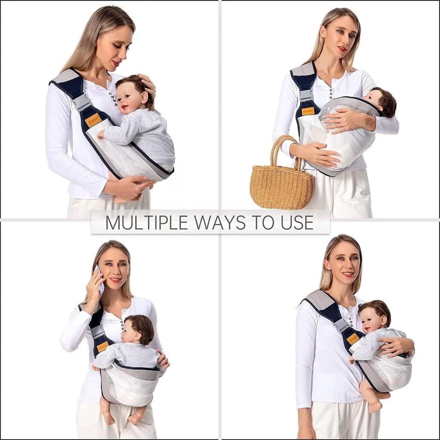 Portabebés Ergonómico – Comodidad, Vínculo y Libertad en un Solo Abrazo 🤱