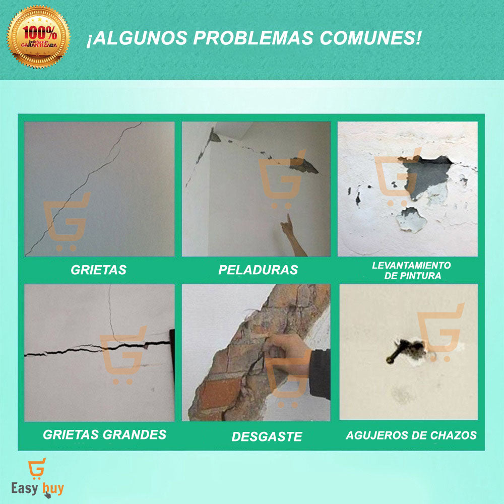 PASTA RESANADORA - REPARA RAYONES, AGUJEROS, GRIETAS, ETC. 🏠🪄 ¡Efecto instantáneo! PAGA 1️⃣ LLEVA 2️⃣