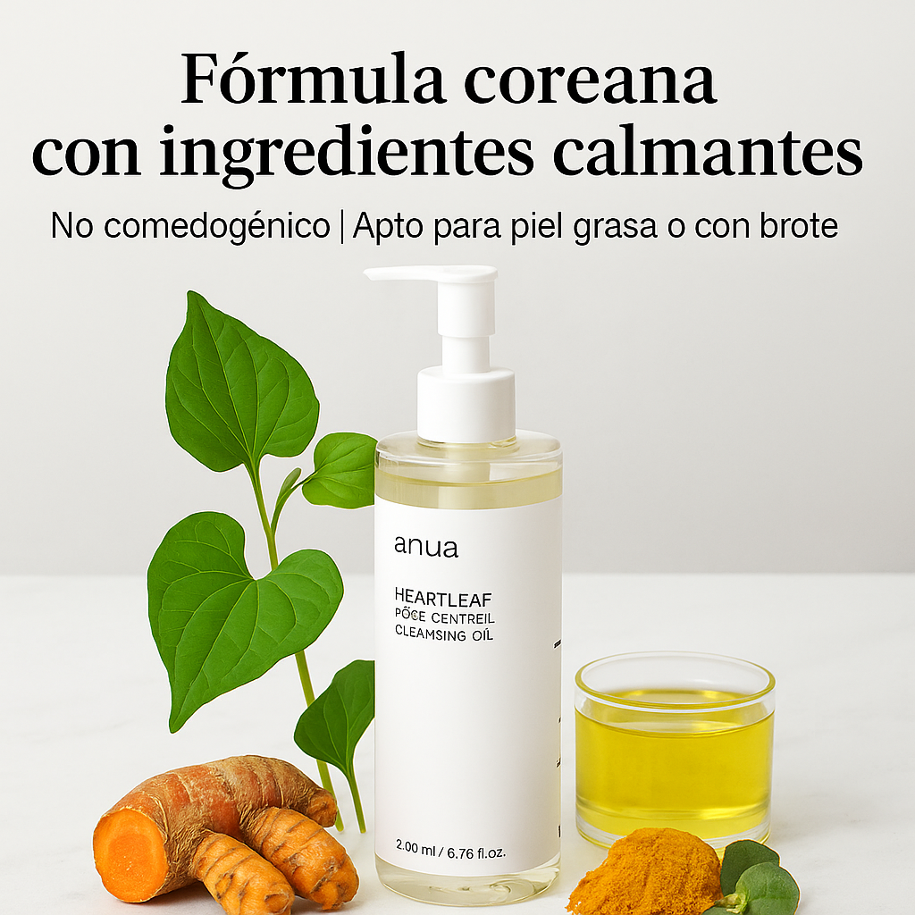 ✨ ANUA™ Cleansing Oil – Limpieza profunda sin resecar