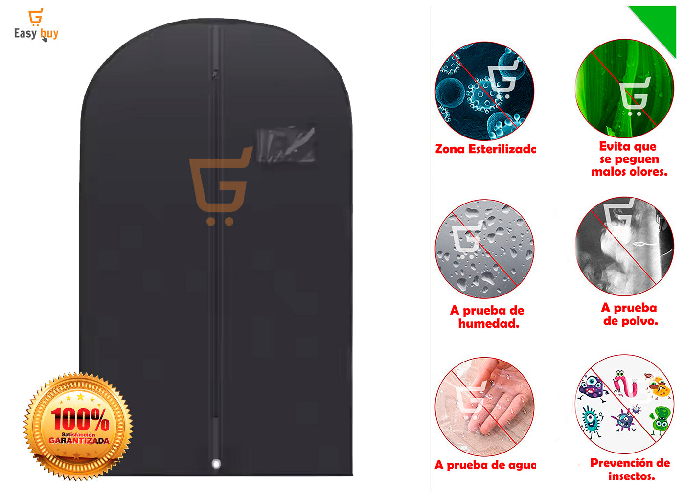 Protege tu Ropa en Cualquier Circunstancia – Cubre Trajes Impermeable con Protección UV. ¡Envío Gratis!