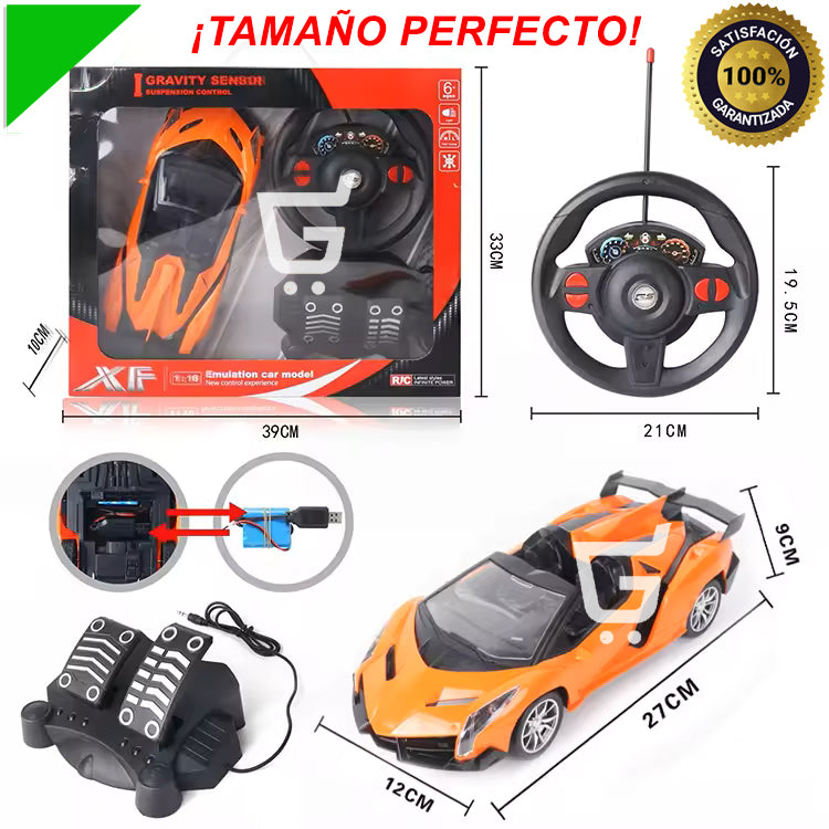 🏎️LAMBORGHINI A CONTROL REMOTO ESCALA 1:16 CON LUCES LED ✨ – Velocidad y Realismo en Cada Carrera