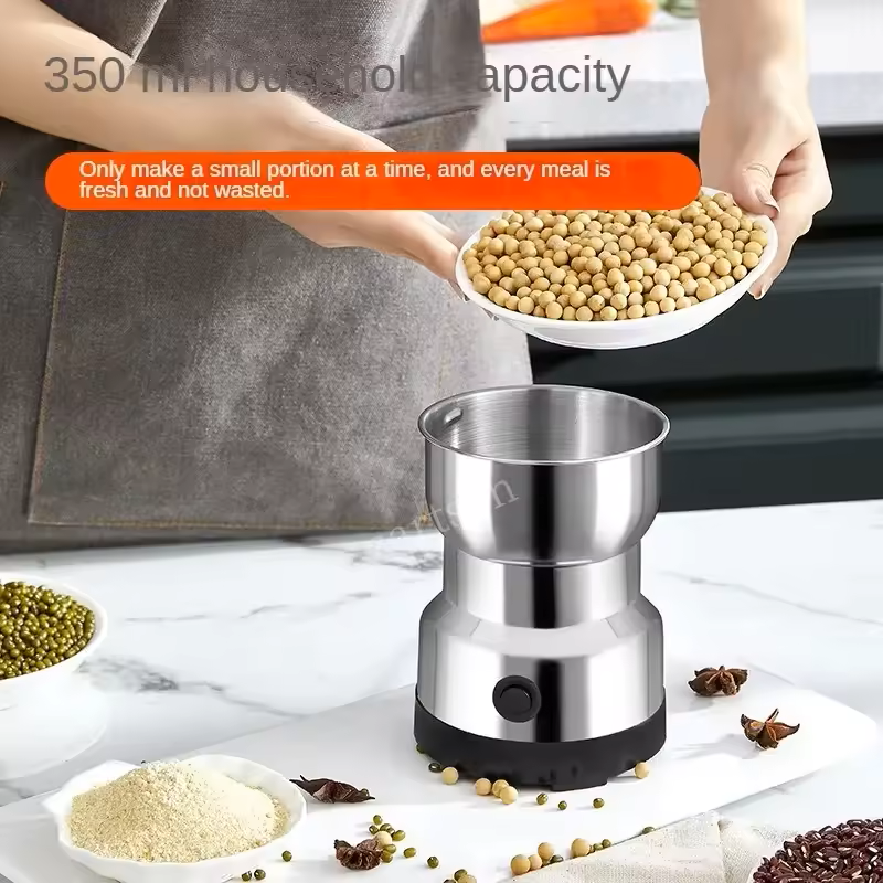 MINI MOLINILLO DE GRANOS Y CAFÉ: Frescura y Sabor en Cada Molido ✨